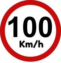 Speed Limit (100 km/h) - Regulatory Signs Traffic Sign in Pakistan